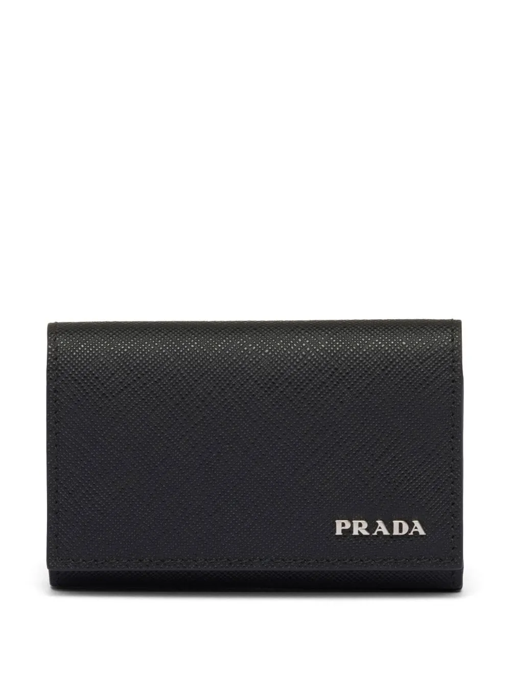 

Prada Saffiano leather key case - Black