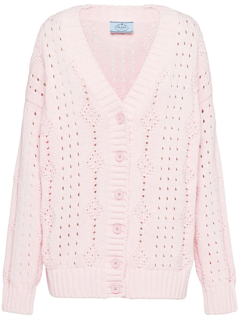 Oversized sale cotton cardigan