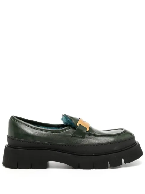 Madison.Maison logo-plaque chunky loafers