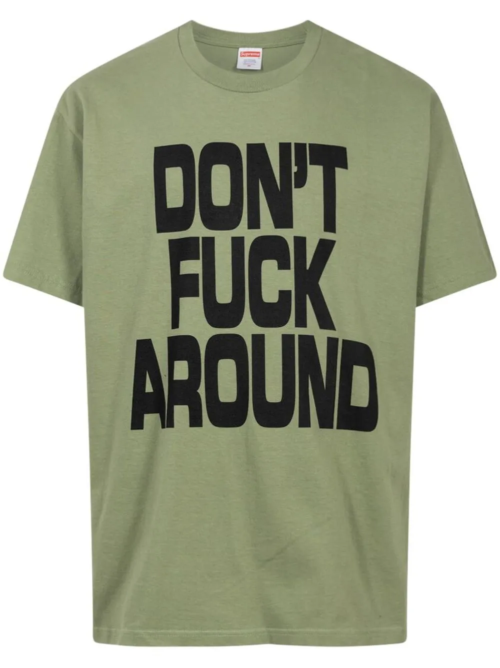 

Supreme text-print T-shirt - Green