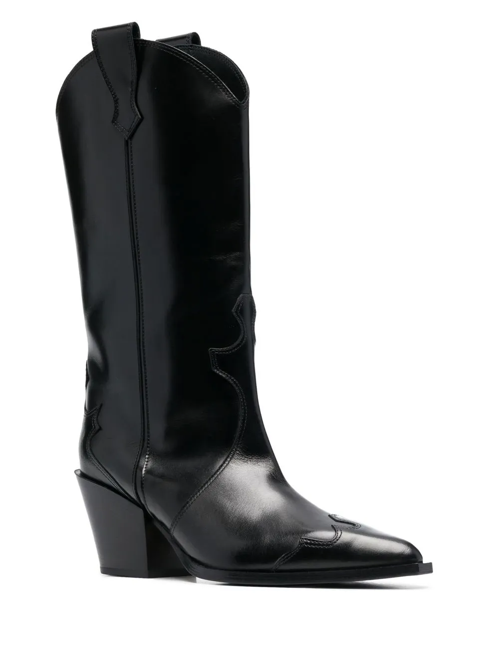 Aeyde Ariel 65mm Leather Boots - Farfetch