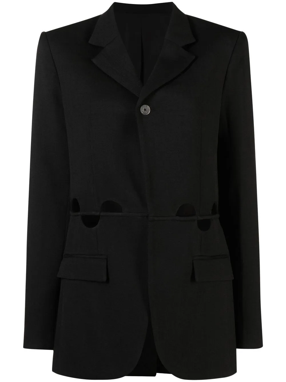 

Dion Lee single-breasted blazer - Black