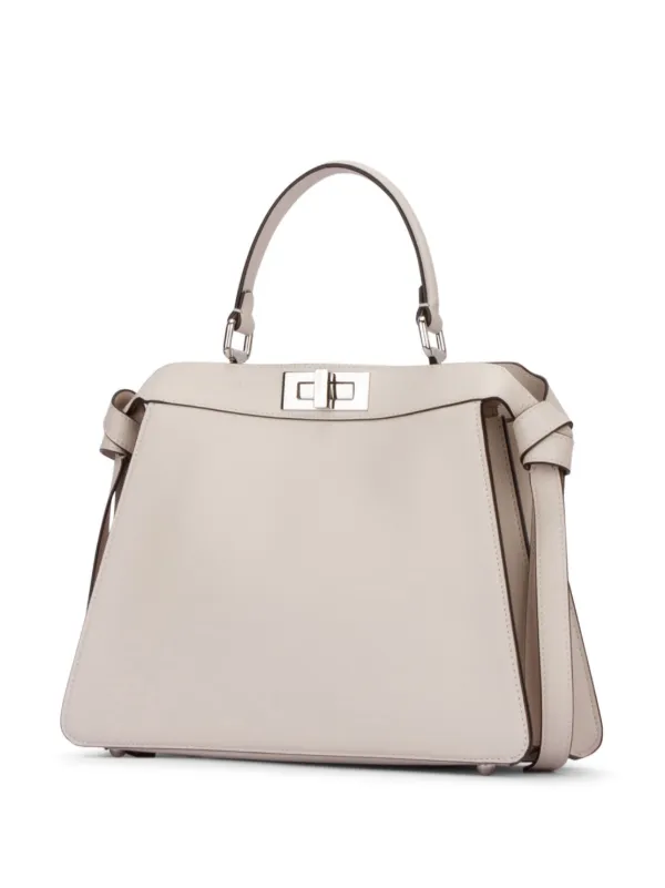 FENDI Peekaboo ISeeU medium tote bag women Calf Leather One Size Neutrals