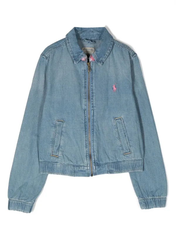 Jean jacket hotsell with cotton collar