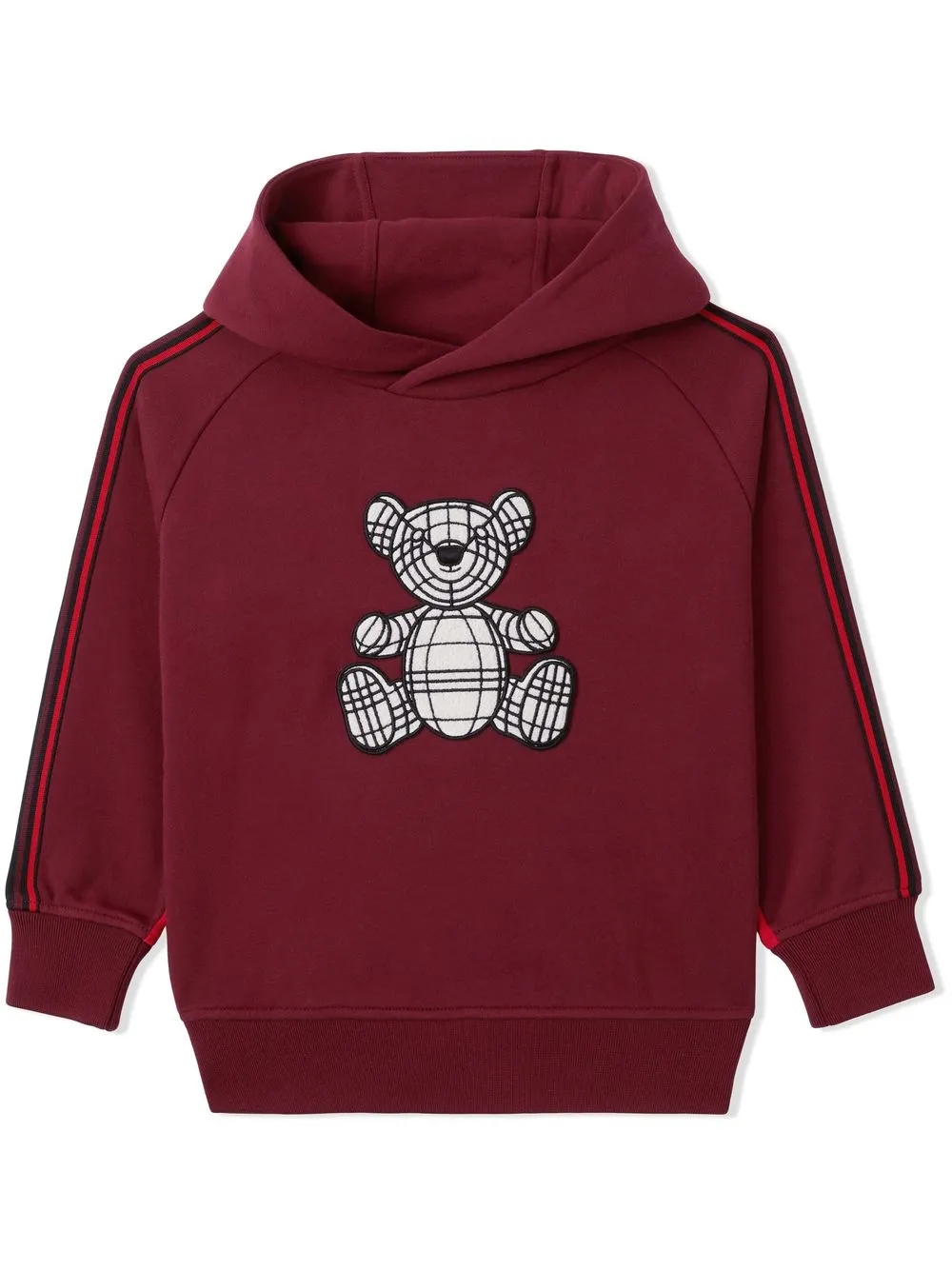 

Burberry Kids Thomas Bear appliqué cotton hoodie - Red