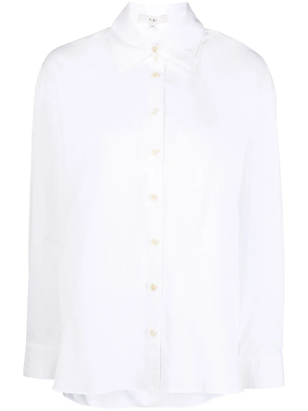 

Tibi classic collared shirt - White