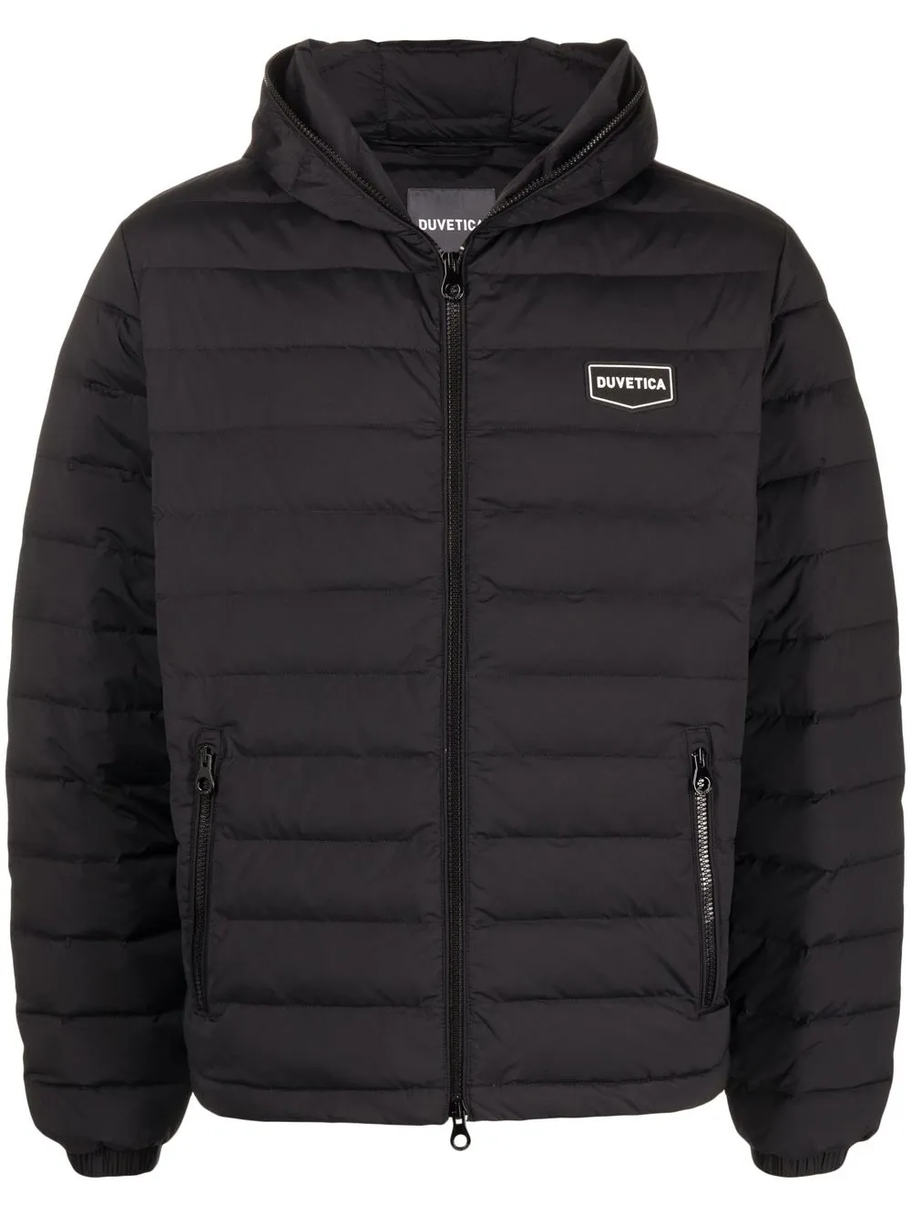 Duvetica logo-patch Padded Coat - Farfetch