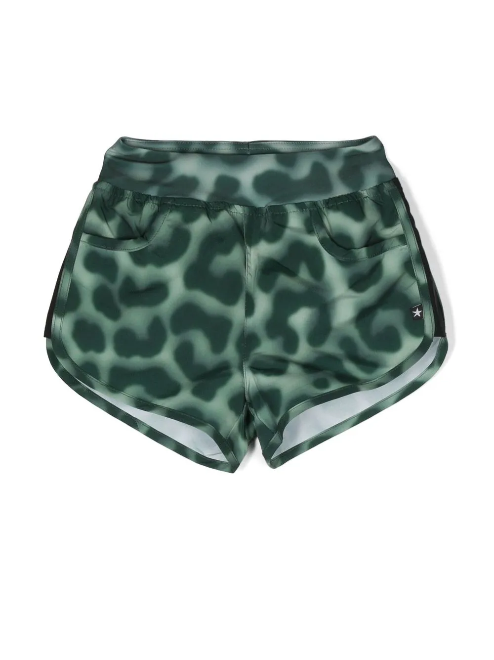 

Molo shorts con motivo abstracto - Verde