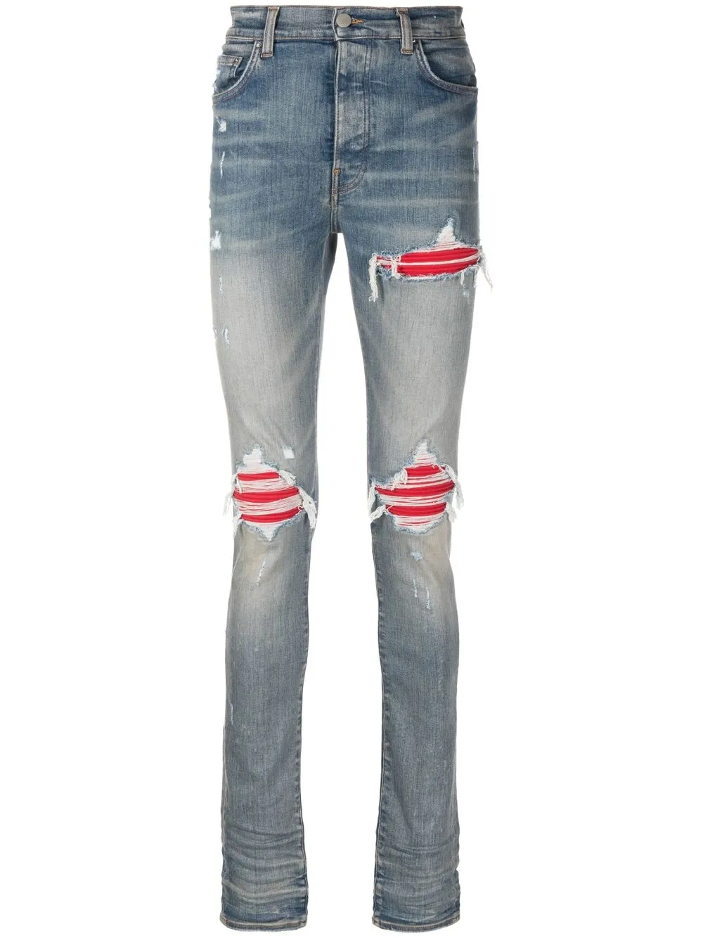 

AMIRI distressed skinny-cut jeans - Blue