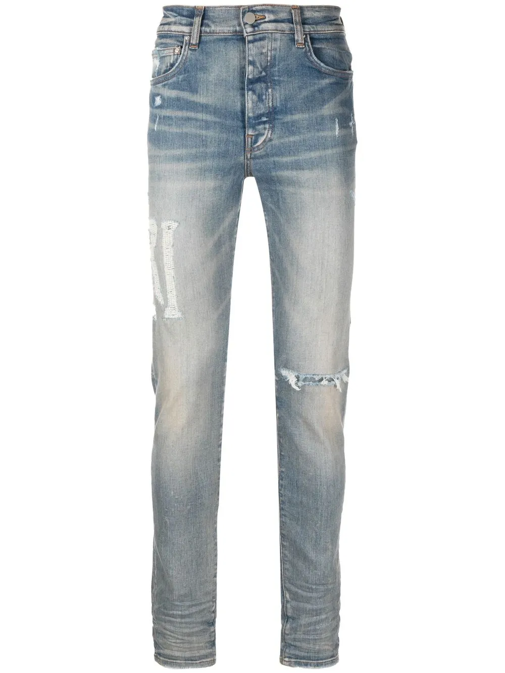 

AMIRI distressed skinny jeans - Blue