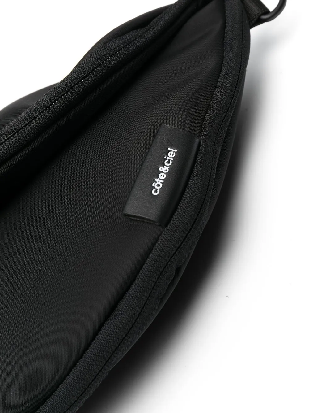 Côte And Ciel Zipped Crossbody Bag In Black
