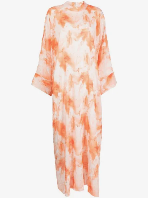 Bambah Gardenia printed kaftan-style dress