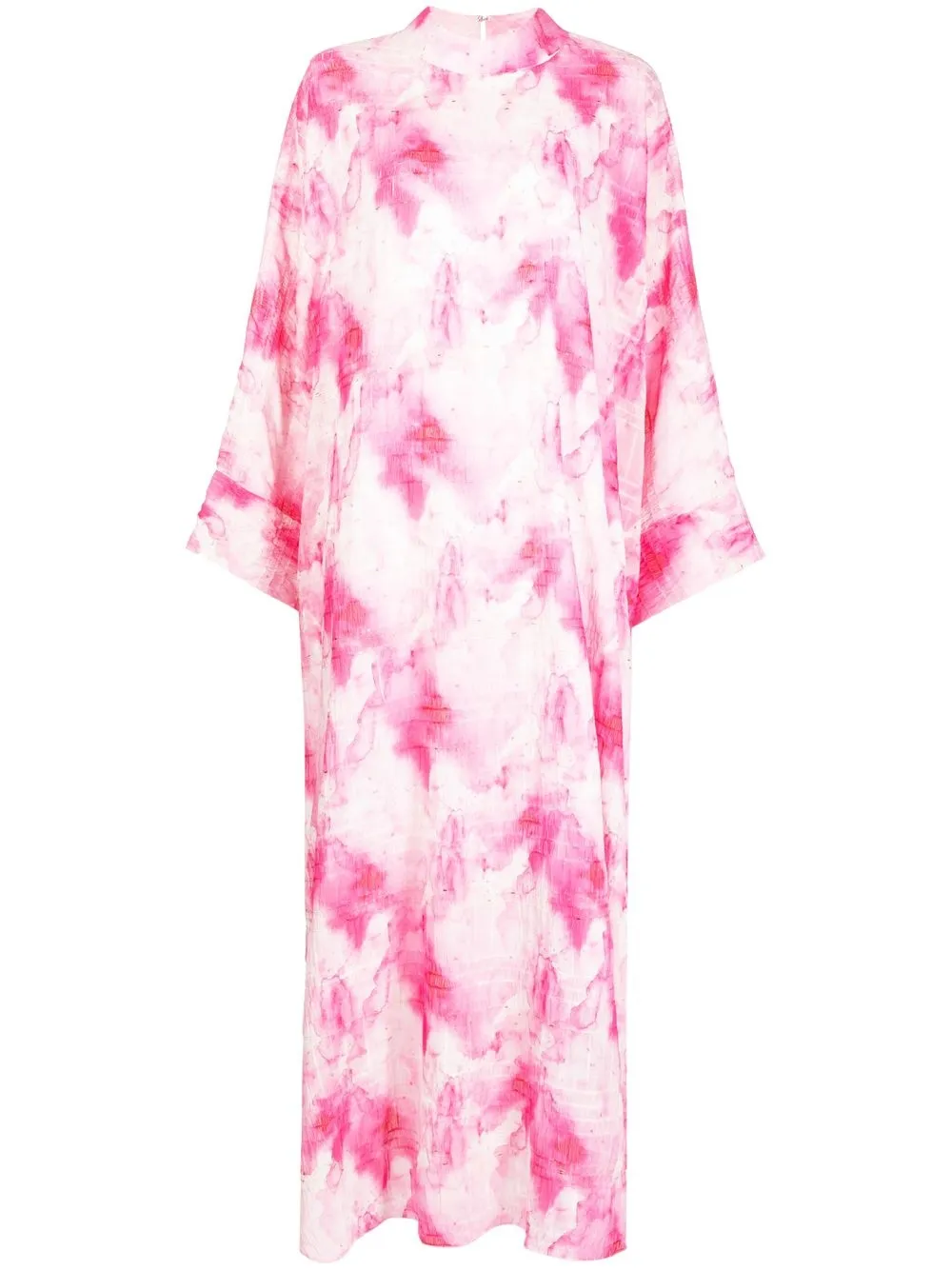 

Bambah crew neck kaftan - Pink