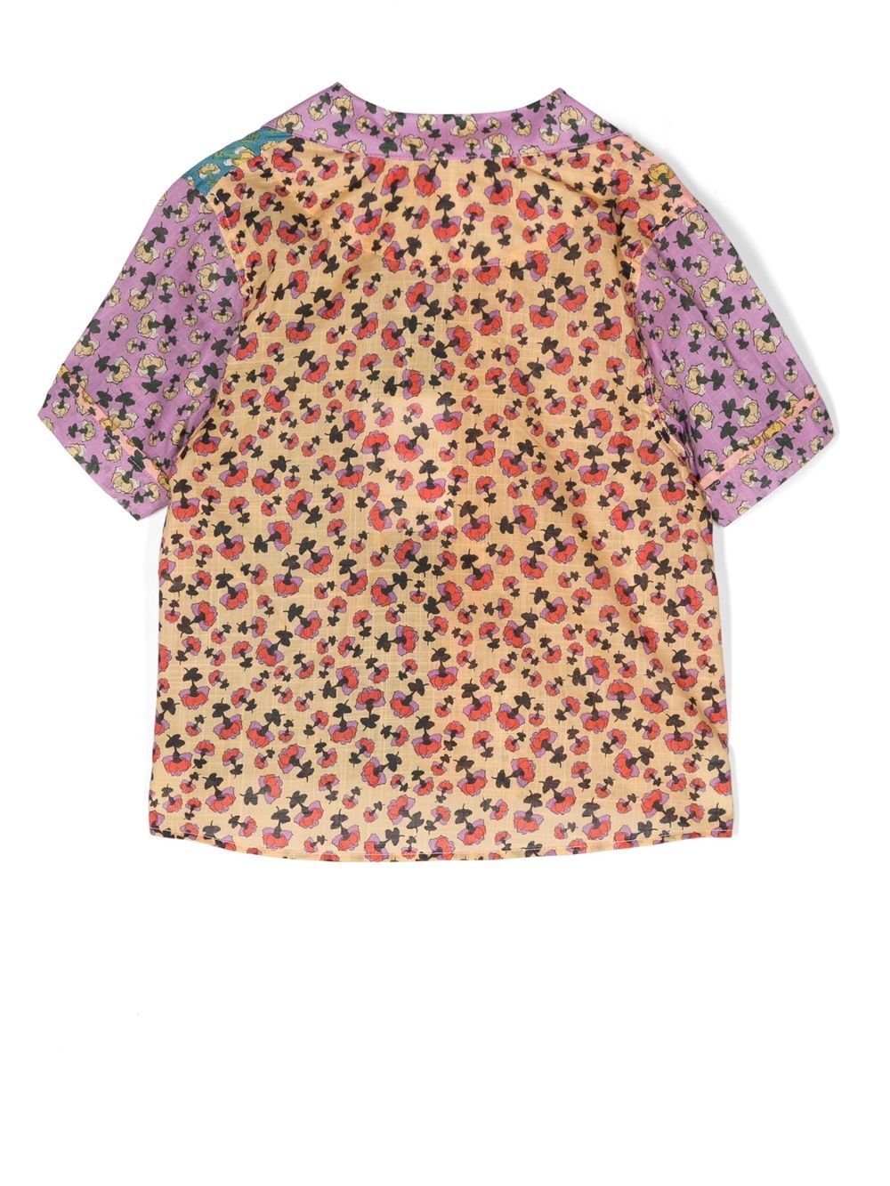 ZIMMERMANN Kids Shirt met bloemenprint - Blauw