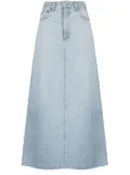 AGOLDE maxi denim skirt - Blue