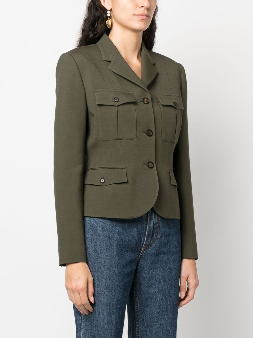 Where to buy products Ralph Lauren Collection Kamille wool-silk fitted jacket Women