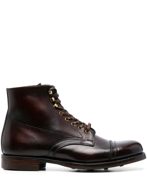 Bottines en cuir à lacets - Ralph Lauren RRL - Modalova