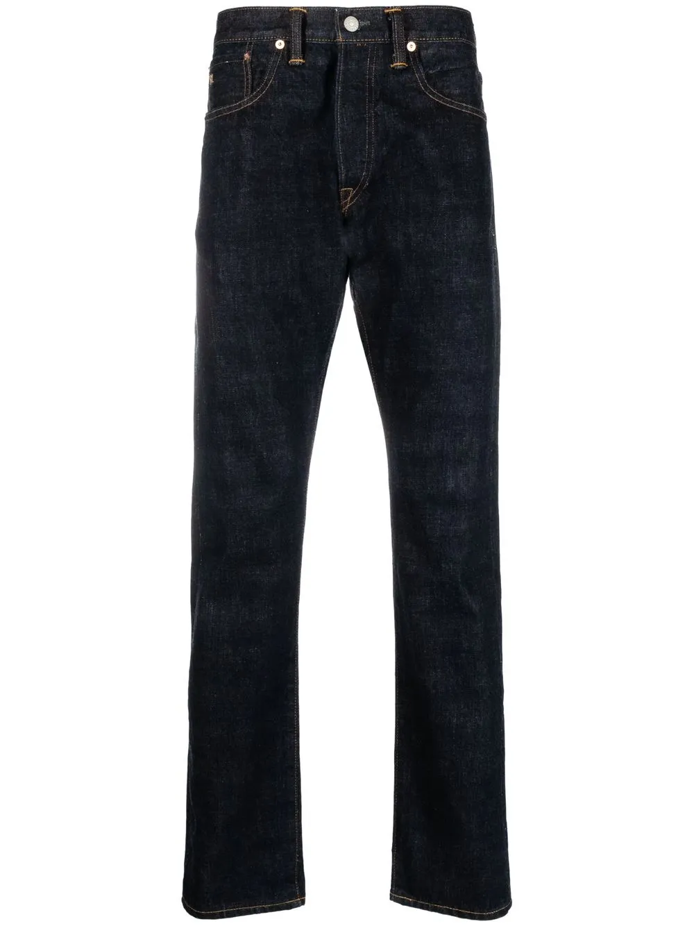 slim-cut five-pocket jeans