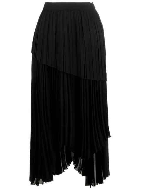 Fabiana Filippi pleated asymmetric skirt