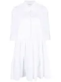 Fabiana Filippi tiered cotton shirt dress - White