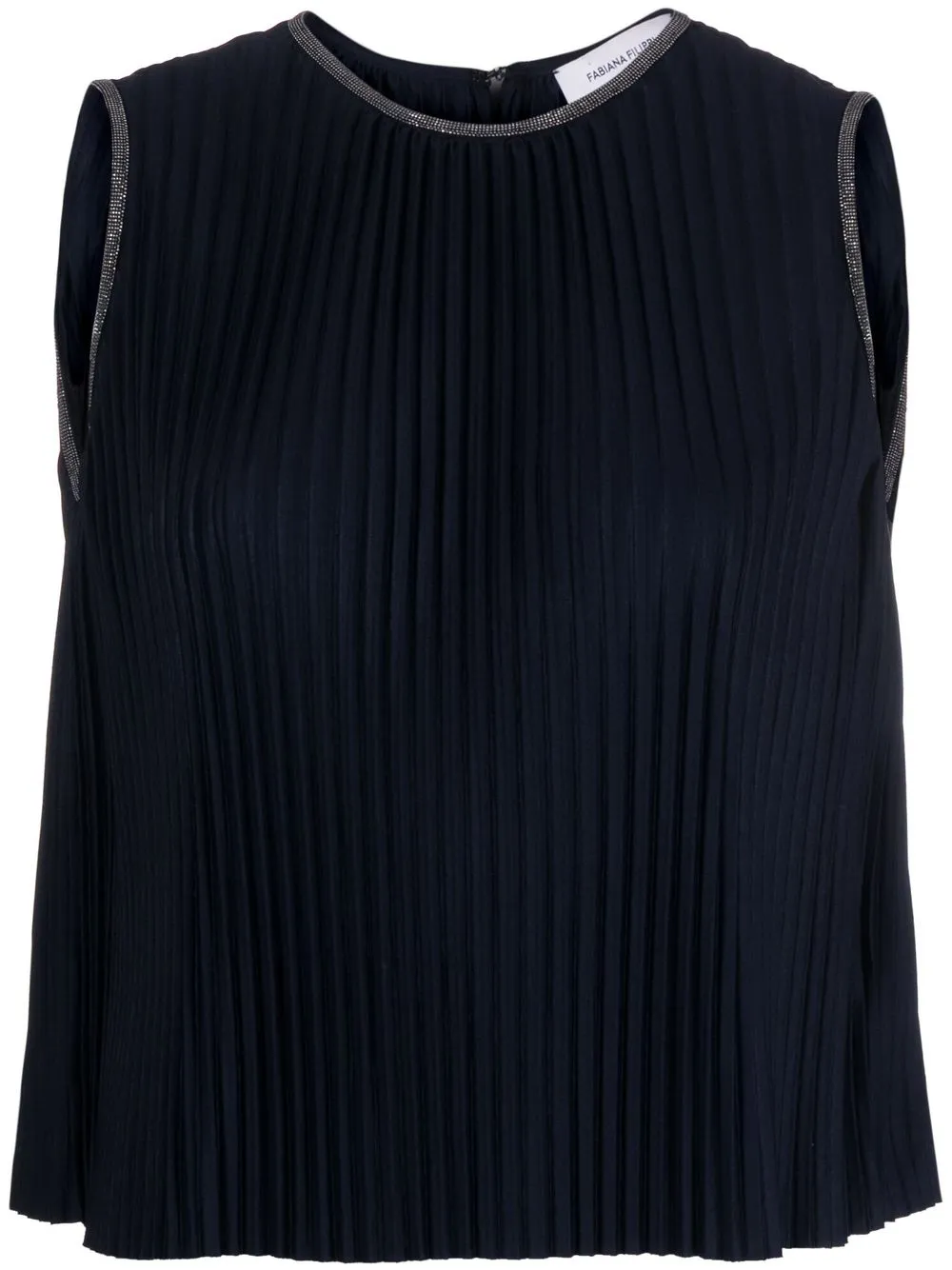 

Fabiana Filippi ribbed sleeveless top - Blue