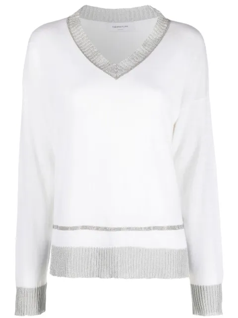 Fabiana Filippi V-neck knit jumper