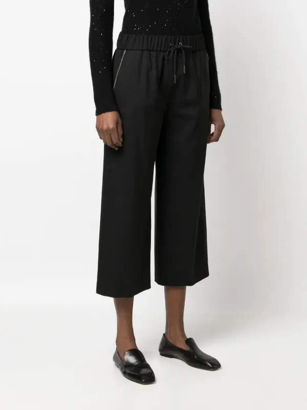 Fabiana Filippi クロップド フレアパンツ | ブラック | FARFETCH JP