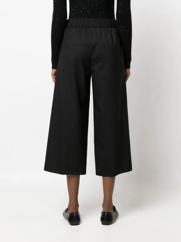 Fabiana Filippi クロップド フレアパンツ | ブラック | FARFETCH JP