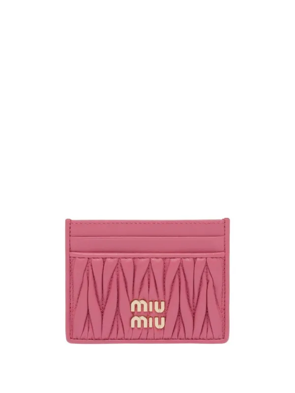 Miu Miu Small Matelassé Leather Wallet - Farfetch