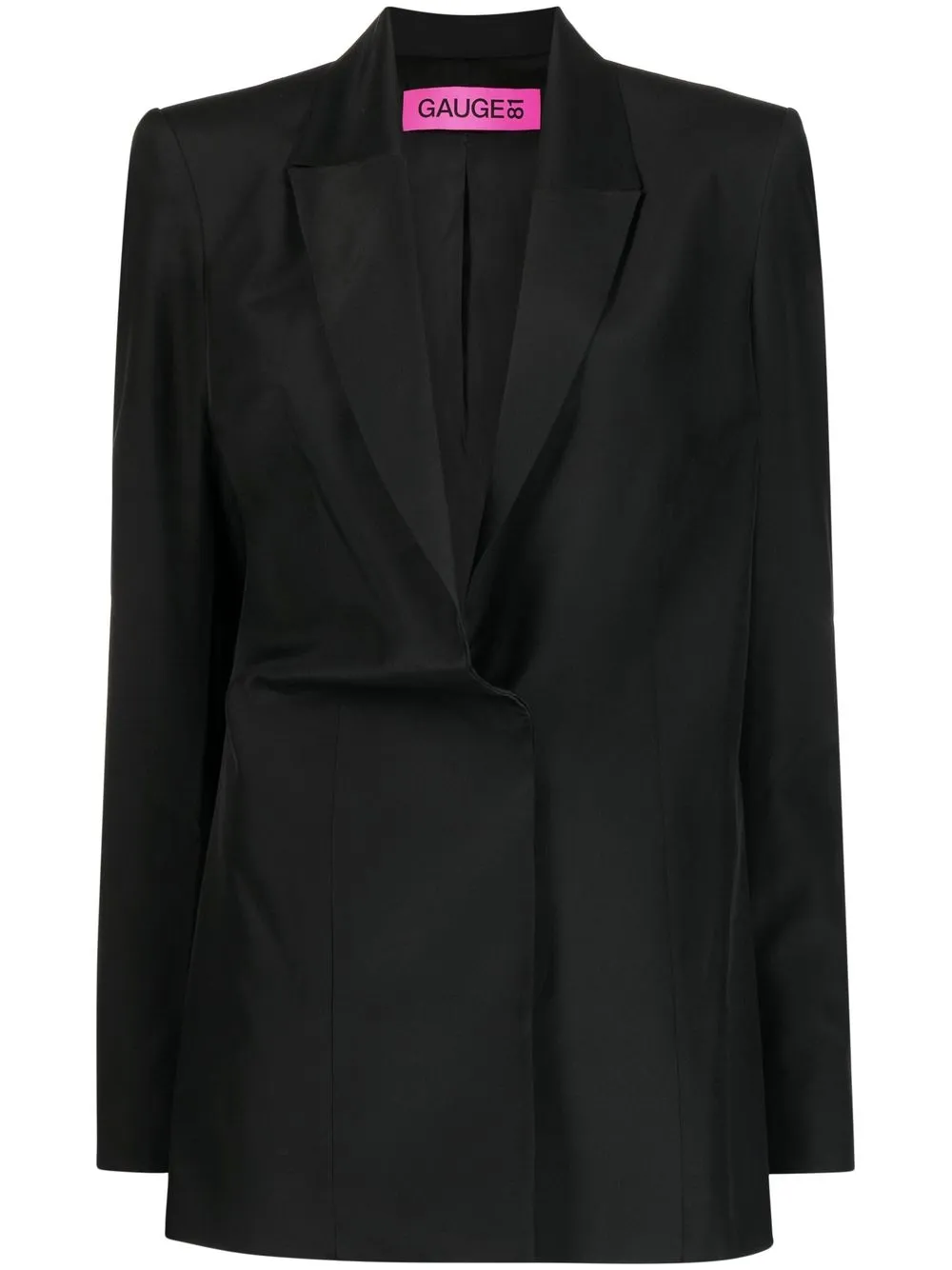 

GAUGE81 crystal-embellished single-breasted blazer - Black