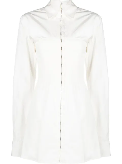 Dion Lee Hook mini shirt dress