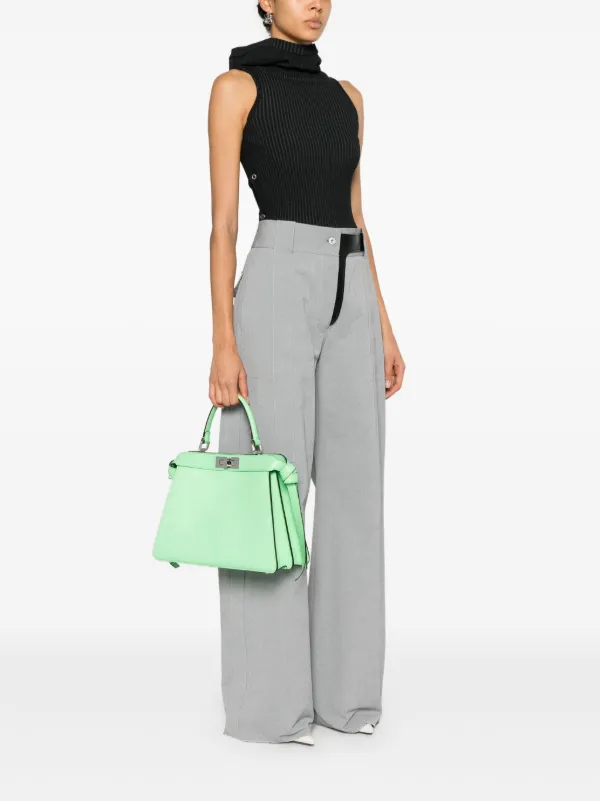 FENDI Medium Peekaboo ISeeU Tote Bag | Green | FARFETCH