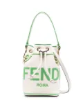 FENDI Mon Tresor canvas bucket bag - Neutrals