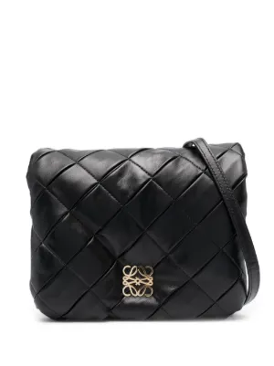 新品★LOEWE ロエベ★ GOYA ELONGATED 2WAYバッグ 黒 Goya thin briefcase in soft grained calfskin Black - LOEWE USA