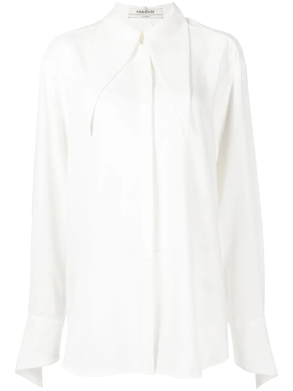 

Kimhekim oversized button-front shirt - White