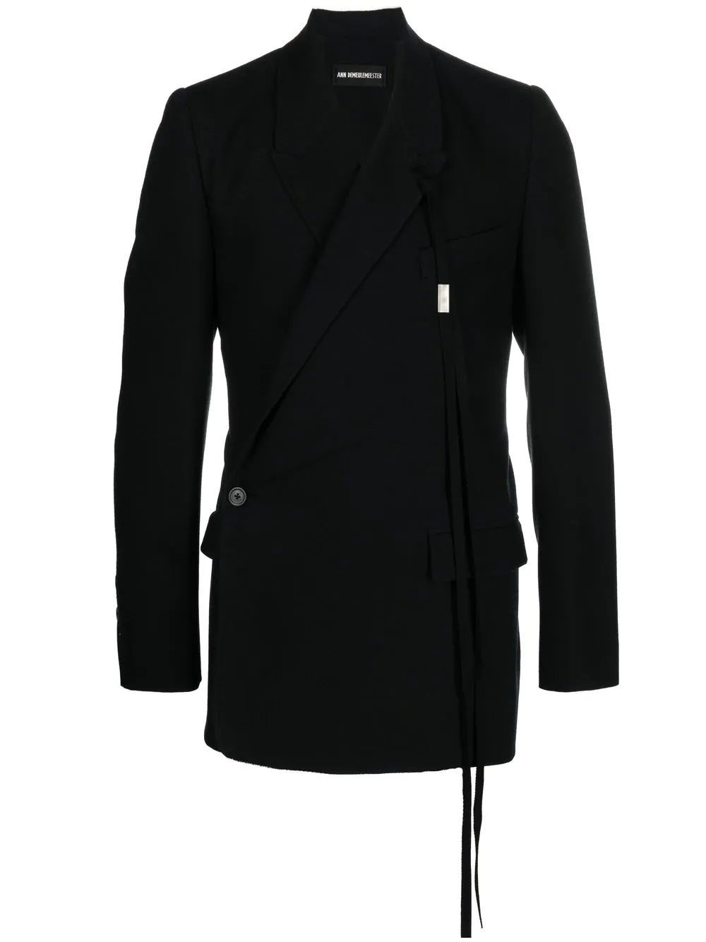 

Ann Demeulemeester off-centre button-fastening blazer - Black