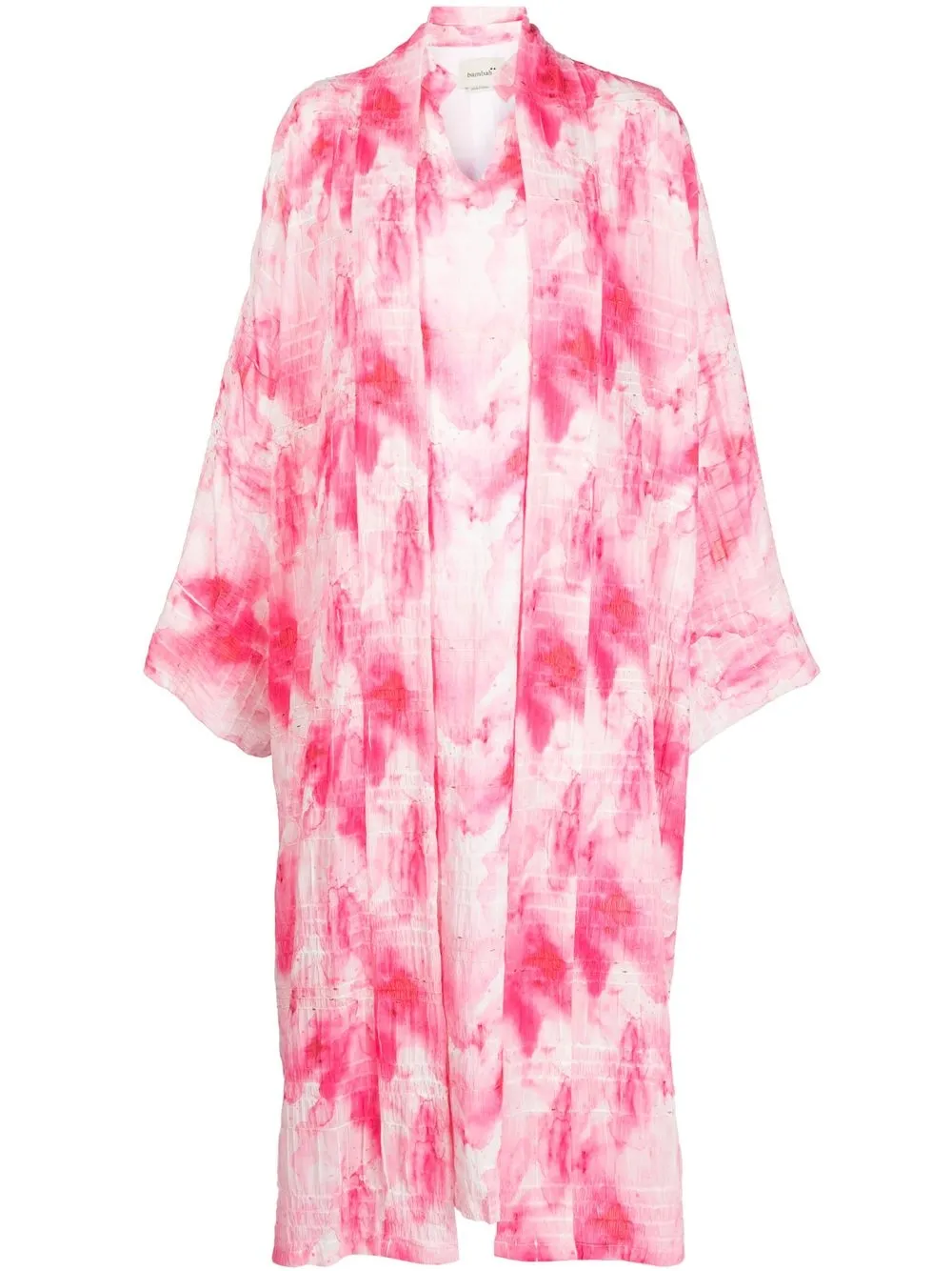 

Bambah set de kimono con cuello en V - Rosado