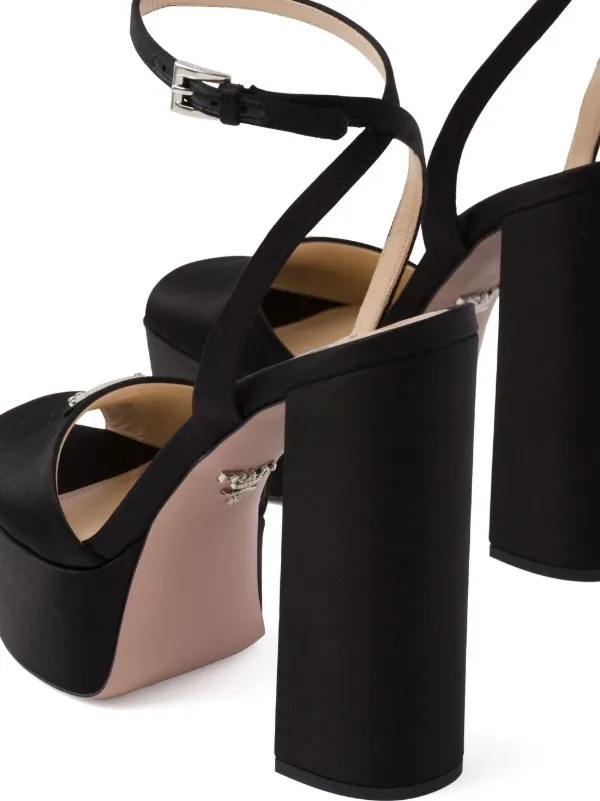 Prada Women's Satin Platform Sandals