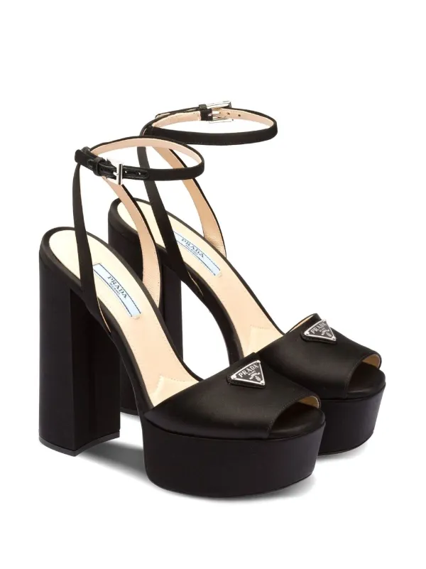 Prada Women's Satin Platform Sandals