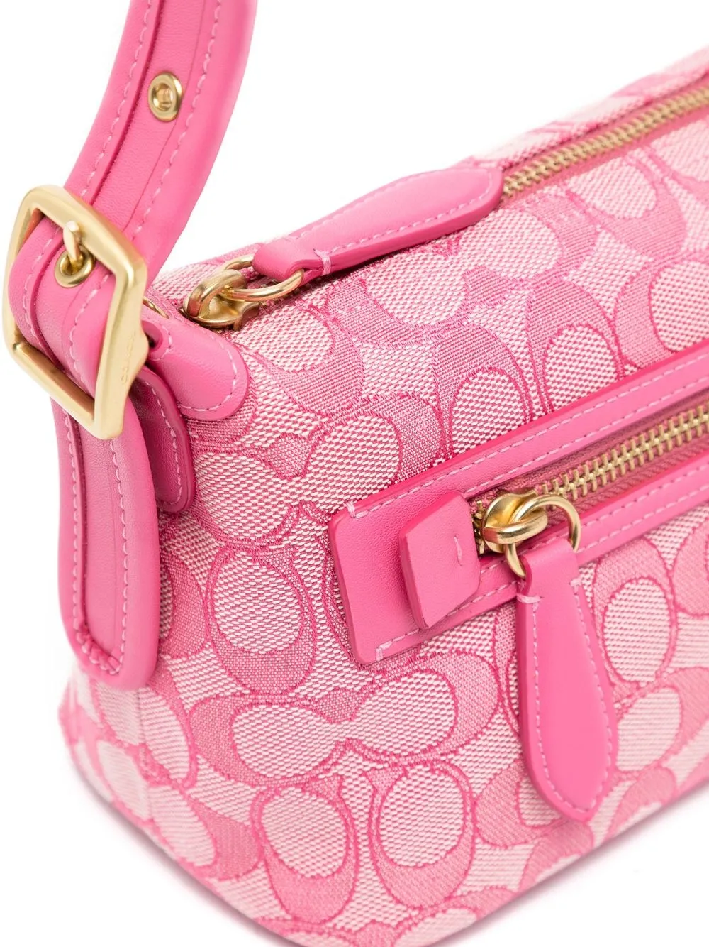 Coach Demi Monogram Shoulder Bag Farfetch