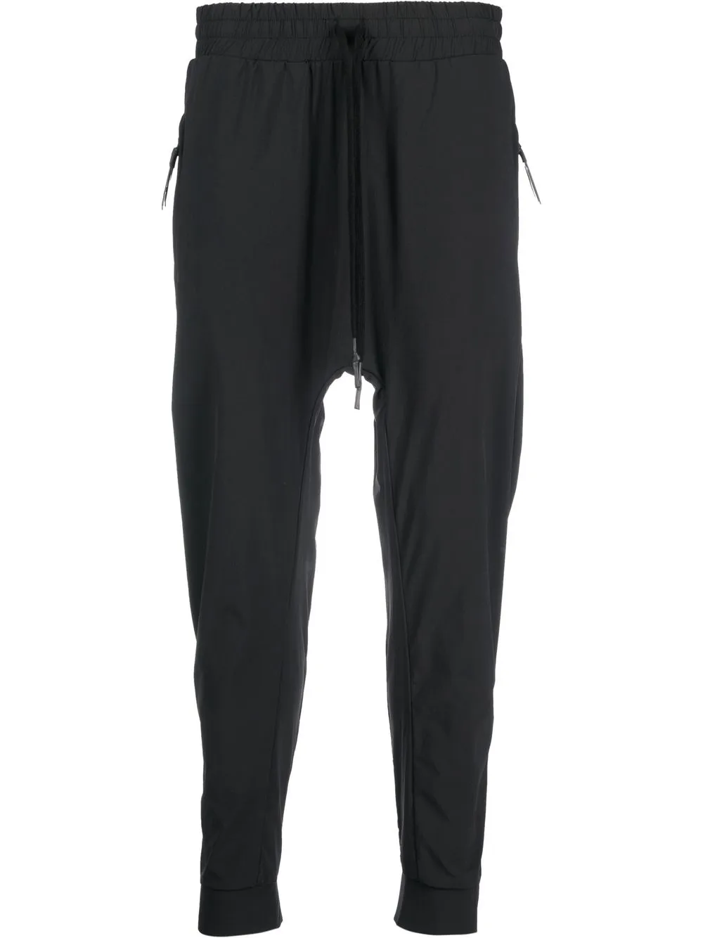 

11 By Boris Bidjan Saberi elasticated-drawstring track-pants - Black