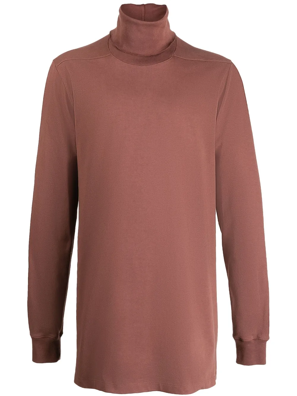 Rick Owens Surf T roll-neck sweatshirt - Brown