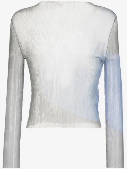 Eckhaus Latta haut Watercolor à manches longues