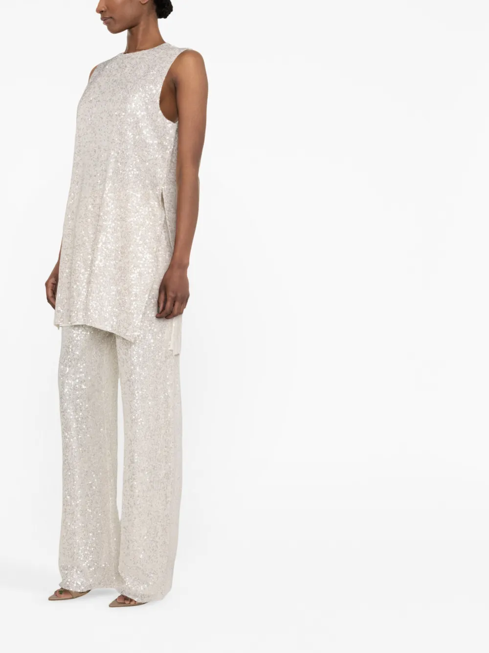 STINE GOYA SEQUIN-EMBELLISHED PANT 
