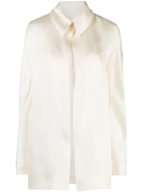 GIA STUDIOS incorporated-bra silk shirt