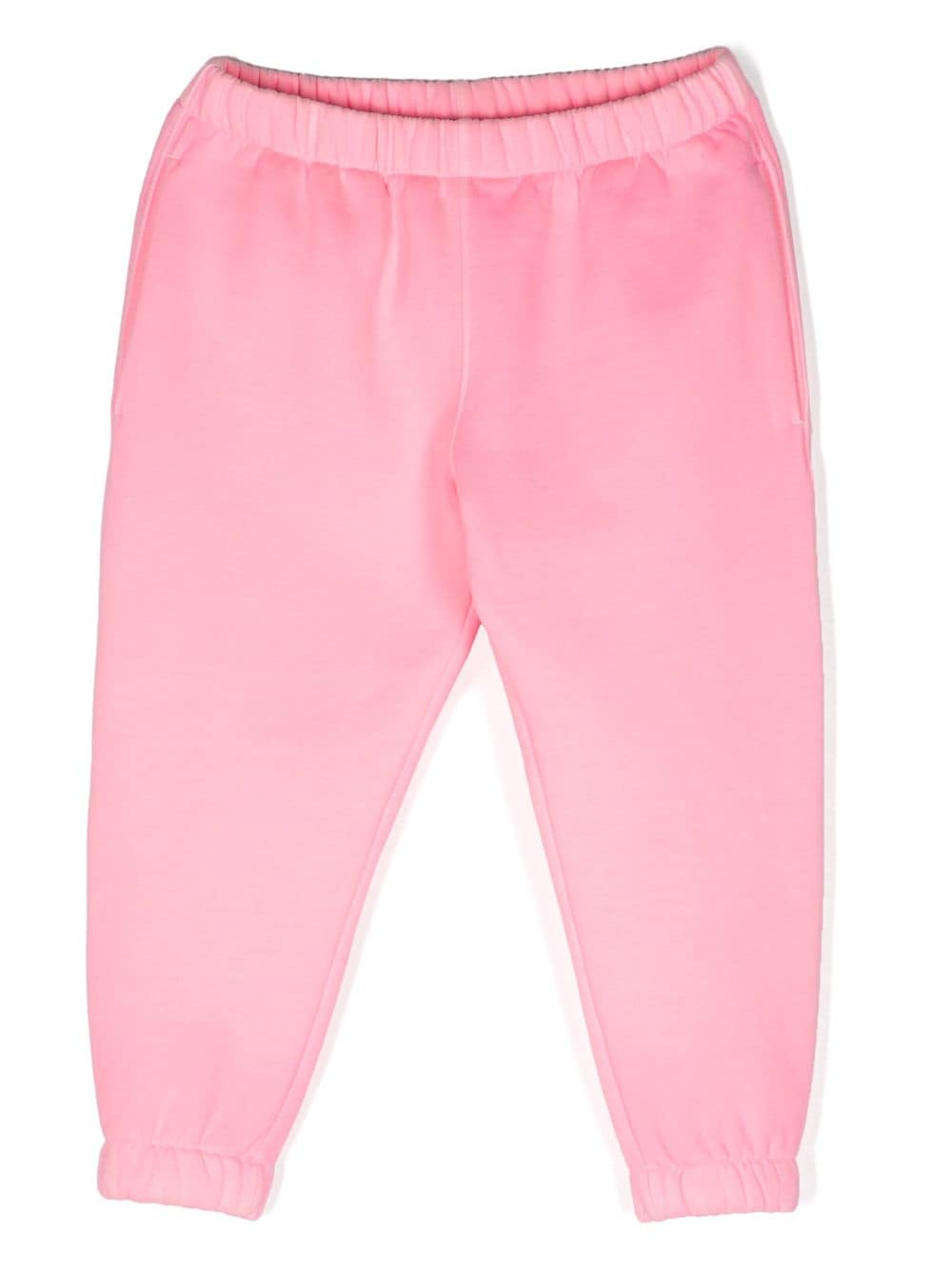 ERL KIDS fleece-knit track pants - Pink