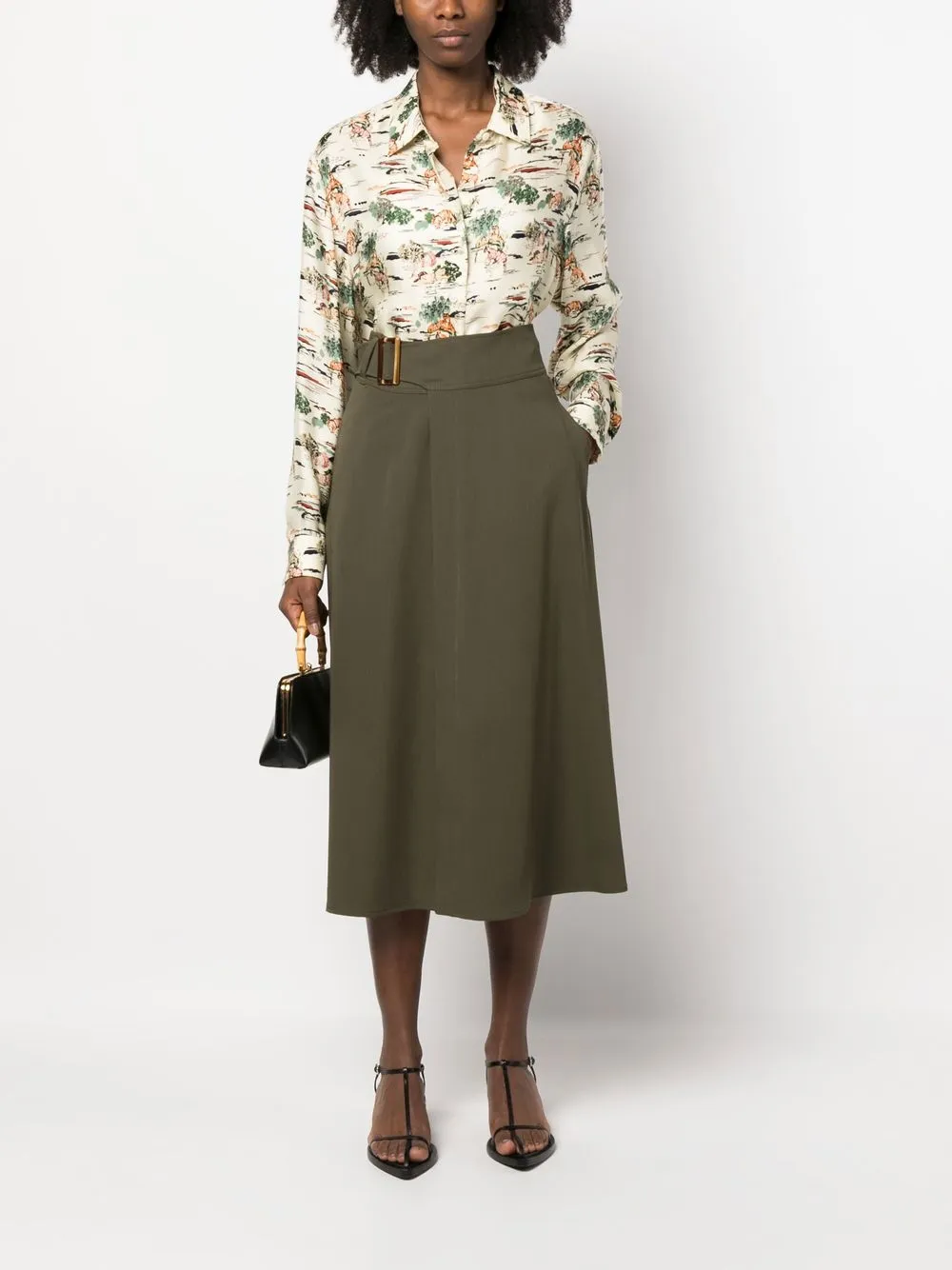 Ralph Lauren Collection A-lijn rok - Groen