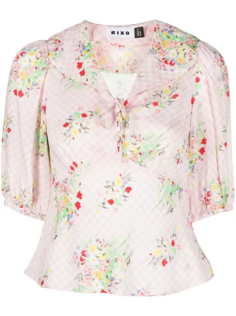 Rixo floral-print blouse