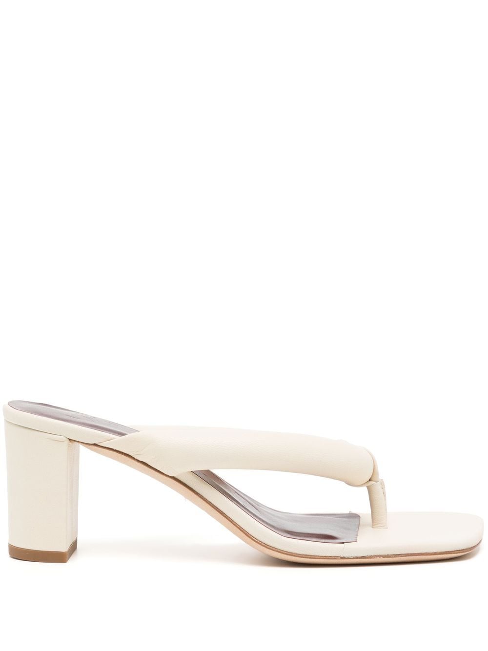 Staud Rio Thong-strap Sandals In White