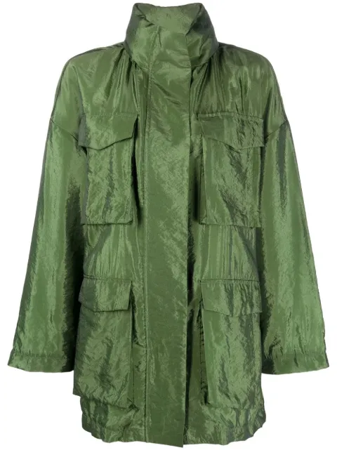 Fabiana Filippi flap-pocket hooded coat